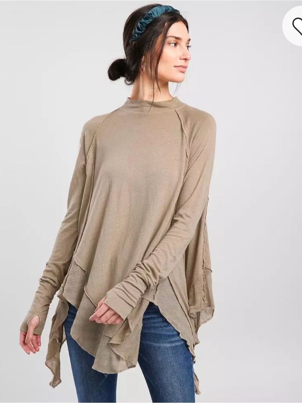New with Tags Free People “Starlight” Ruffle Top